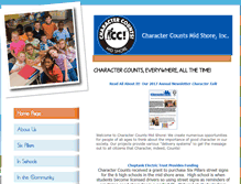 Tablet Screenshot of charactercountsmidshore.com